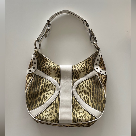 Authentic Just Cavalli Leopard Hobo Bag - Picture 15 of 17